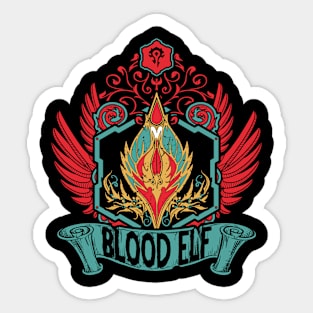 BLOOD ELF - CREST Sticker